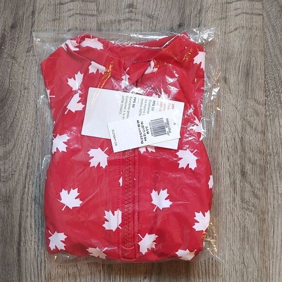 New With Tag Old Navy Long-Sleeve Side-Tie One-Piece Rashguard Swimsuit For Baby - Picture 3 of 6